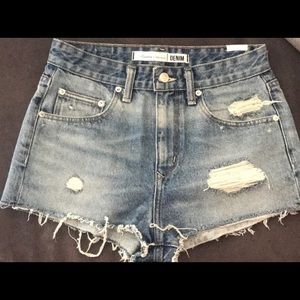 Lover + friends high waisted shorts